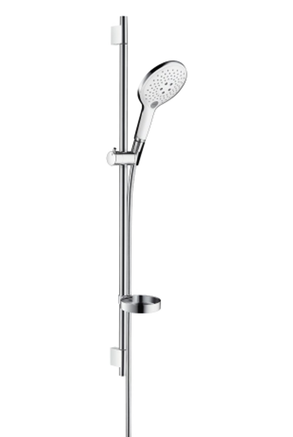 https://raleo.de:443/files/img/11eeea2648674b9092906bba4399b90c/size_l/Hansgrohe-HG-Brausenset-Raindance-Select-150-UnicaS-Puro-900mm-weiss-chrom-27803400 gallery number 1